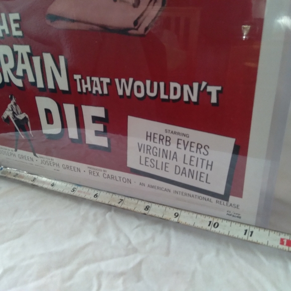 "The Brain That Wouldn't Die" Horror Science Fiction Movie Poster - Picture 5 of 7